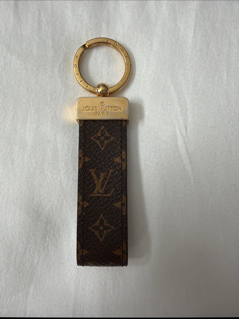 Authentic Louis Vuitton Dragonne Key Holder